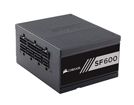 Corsair SF Series, SF600, 600 Watt, Fully Modular Power Supply, 80+ Gold Certifi...